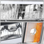 LED Headlight + Signal + Amber Corner Lamp for GMC C/K 1500-3500 (1994–2000)