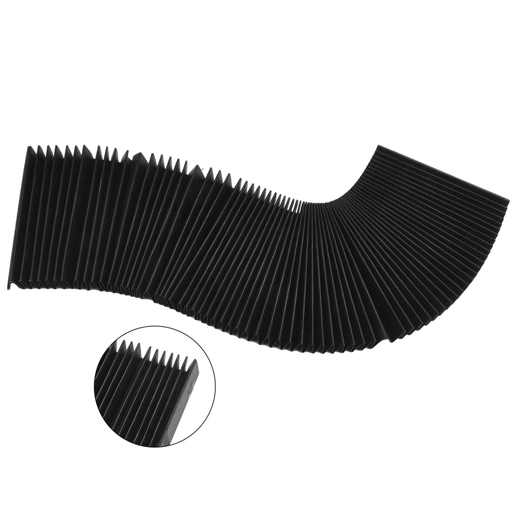 1X Flexible Protective Flat Accordion Bellows Cover for Milling Machine