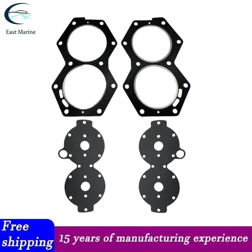 2X Head Cover Gasket Set for Evinrude Johnson V4 88-140 HP (318358)