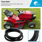 Deck Belt for Murray Rover Clipper Viking Mowers (40", 37X62, 037X62)