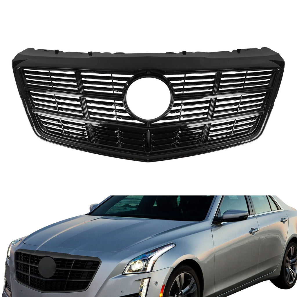 Gloss Black Front Bumper Grille Assembly for Cadillac CTS (2014–2015)