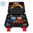 4CFM Air Vacuum Pump Manifold Gauge Set for HVAC AC Refrigerant (1/3HP)