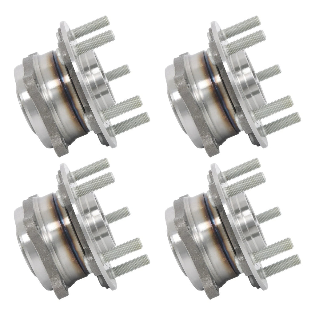 Set of 4 Front Wheel Hub Bearings for Hyundai Veracruz & Kia Sorento (2007–2015)