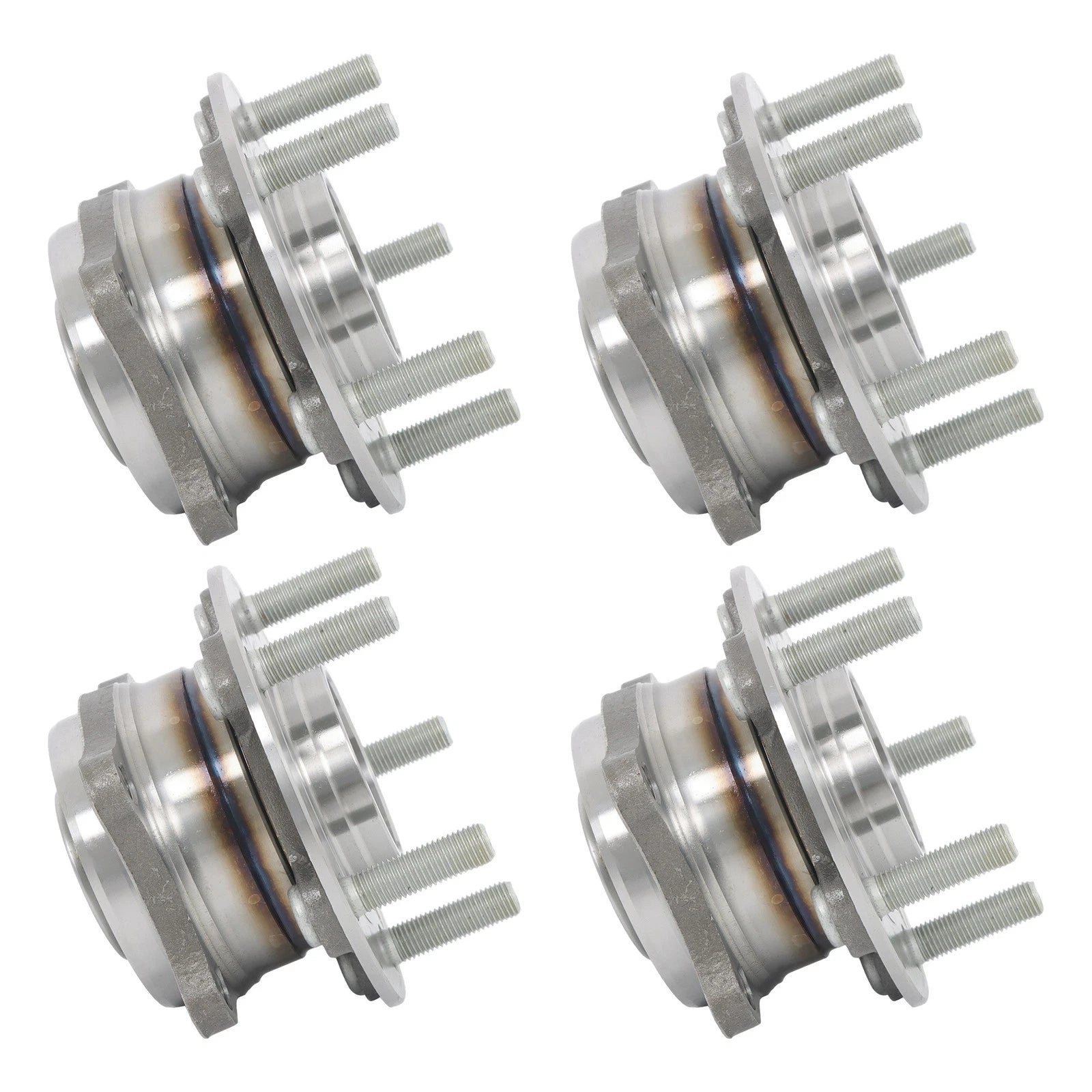 Set of 4 Front Wheel Hub Bearings for Hyundai Veracruz & Kia Sorento (2007–2015)