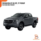 Glossy Black Front Grille Trim Emblem for Mazda BT-50 (2020-2024)