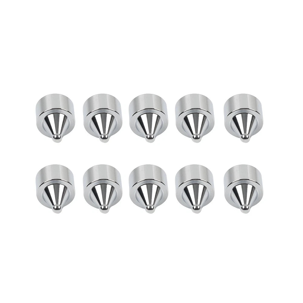 10X Head Bolt Cover Spike Caps for Harley Road King Dyna