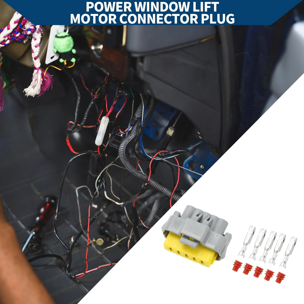 5 Pin Power Window Lift Motor Connector Plug for Volkswagen Jetta 