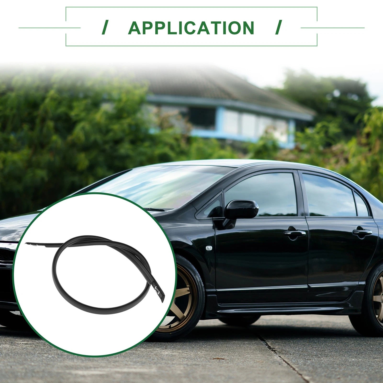 Left Roof Sealing Strip Sunroof Trim No. 74316TR0A01 for Honda Civic Sedan (2016–2021)