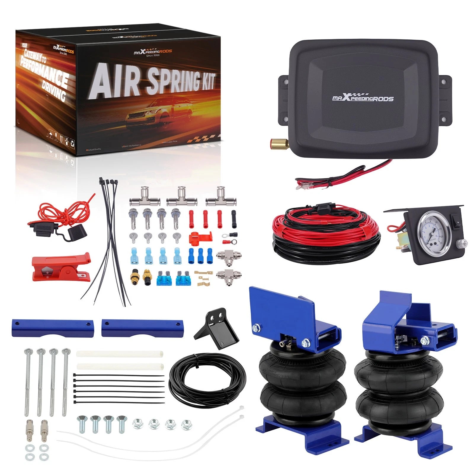 Air Spring Bags with Air Controller Kit for Ram 2500 2WD AWD (2014–2025)