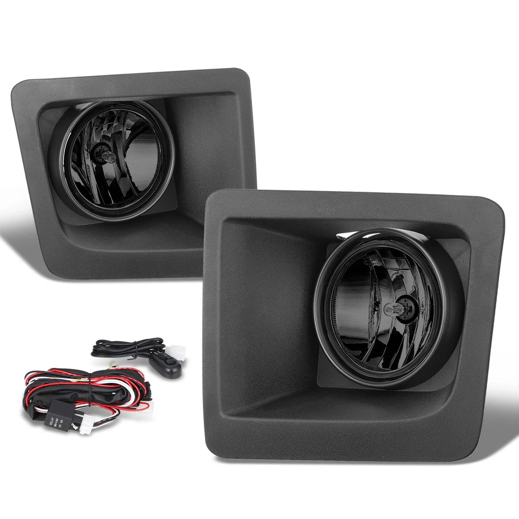 Fog Lights for GMC Sierra 1500 (2014–2015) OE Style Smoked Lens + Bulb