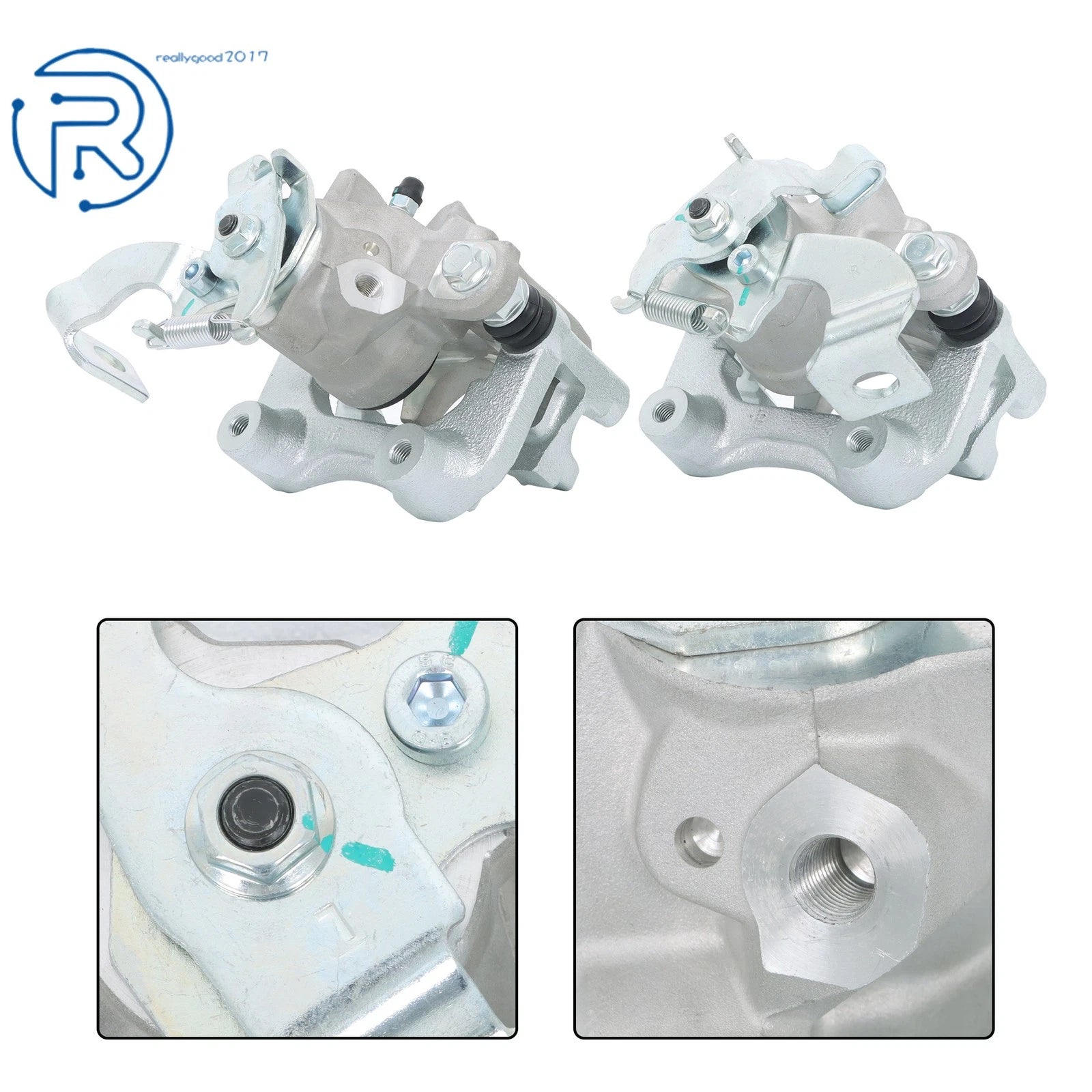 2X Rear Disc Brake Caliper w/ Bracket for Scion xB (2008-2015)
