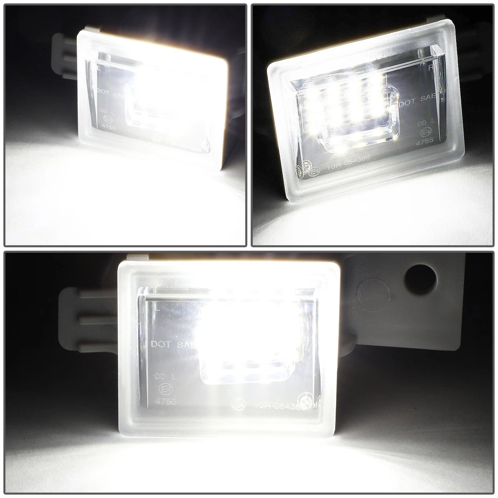 LED License Plate Lights for Chevrolet Silverado/Sierra 1500-3500HD (2014–2021)