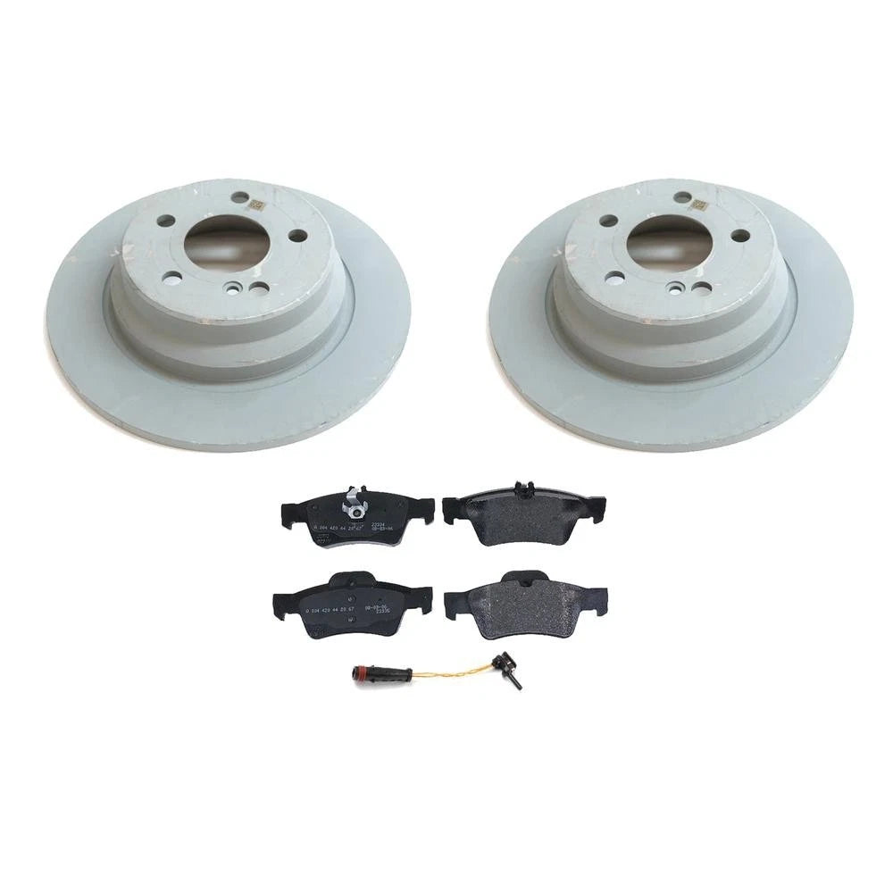 Genuine OEM Rear Brake Kit Rotors Pads Sensors for Mercedes