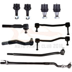 Set of 10 Front Tie Rod Ends Sway Bar End Links for Ford F-250 (2000–2004)