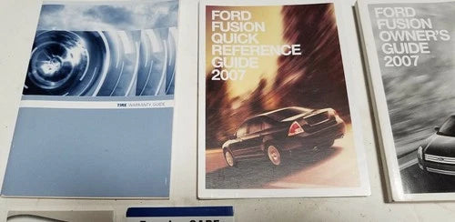 Factory Owners Manual Set for Ford Fusion (2007) OEM No Case