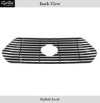 Black Wide Rivet Billet Grille Insert for Toyota Tacoma (2018-2019)