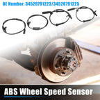 4Pcs ABS Wheel Speed Sensor for BMW (2016) No. 34526791223