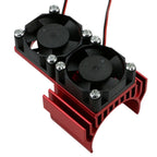 Remote Control Motor Cooling Fan Radiator with Aluminum Heat Sink for 540 550
