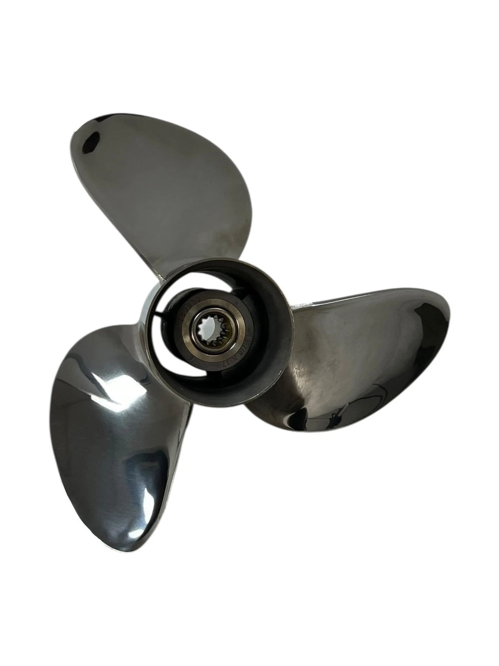3X 13 7/8 x 17 RH Viper SS Propeller for Evinrude Johnson (OEM 763930)