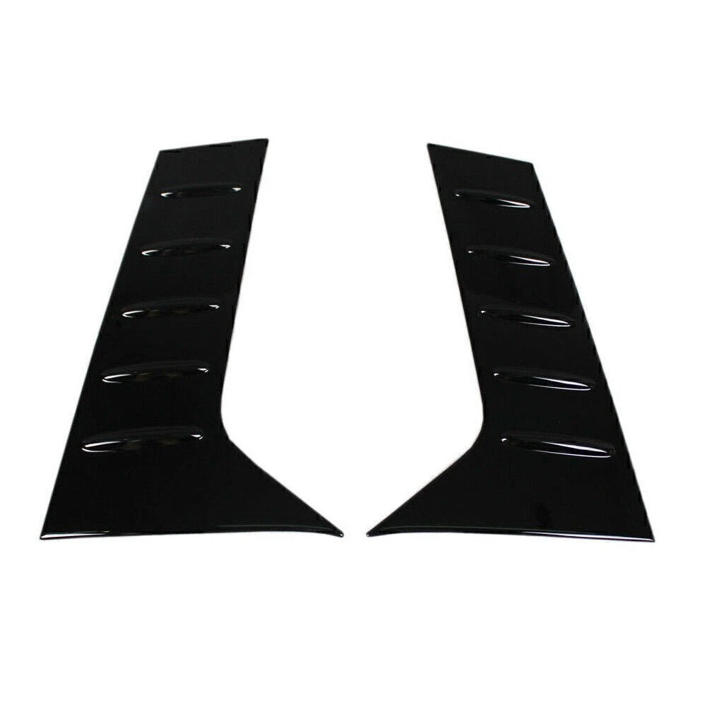 C-Pillar Molding Cover Trims for Toyota Alphard (2016–2019) Glossy Black
