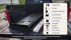Hard Solid Quad-Fold Tonneau Cover for Chevrolet Silverado GMC Sierra (2007-2026)