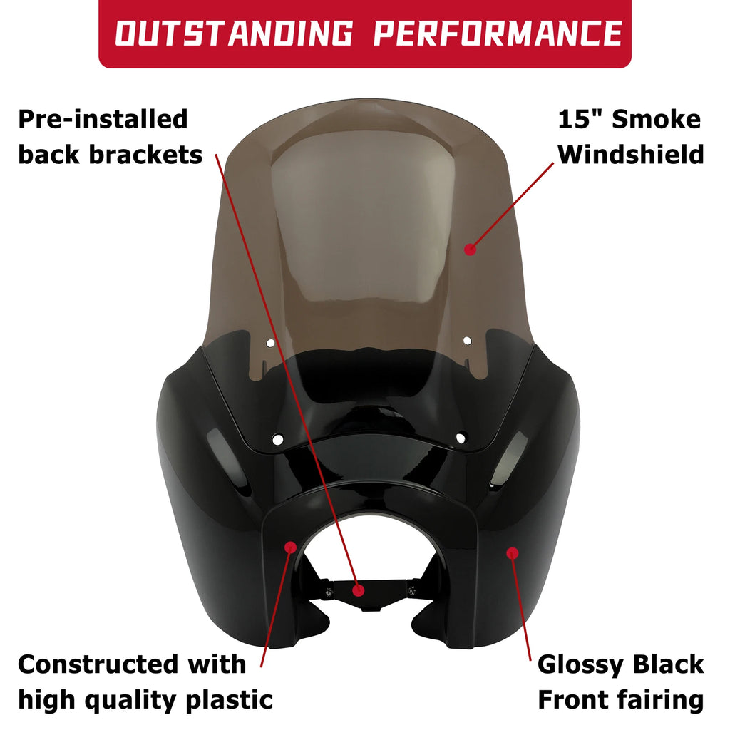 Front Headlight Fairing for Harley Dyna Super Glide (2006-2017)