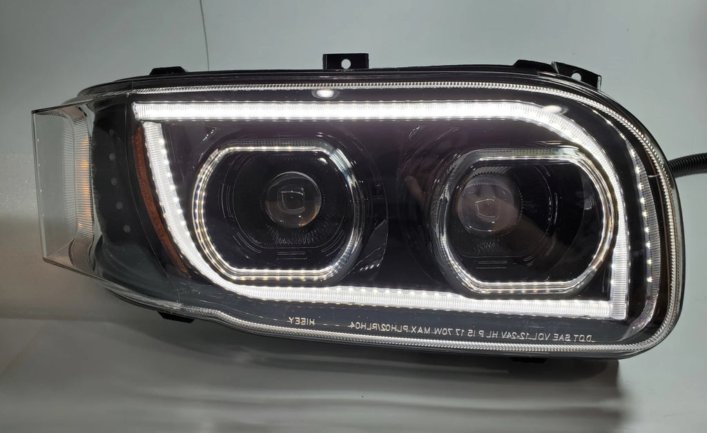 Passenger RH LED Headlight Dual Function LED Halo for Peterbilt 388 389 567 (2014–2023)