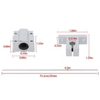 Set of 2 Linear Rail Shaft Guides for Make Model
