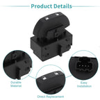 Door Lock Switch for Ford F-150 (2009) No. 9L3Z14028AA Black
