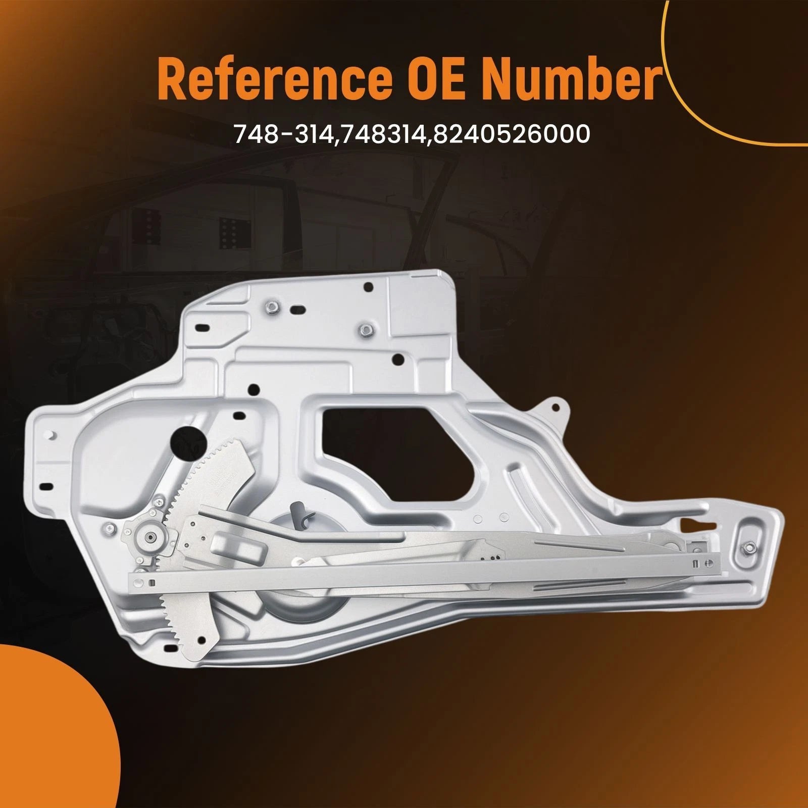 Front Left Window Regulator with Motor for Hyundai Santa Fe (2003-2006)