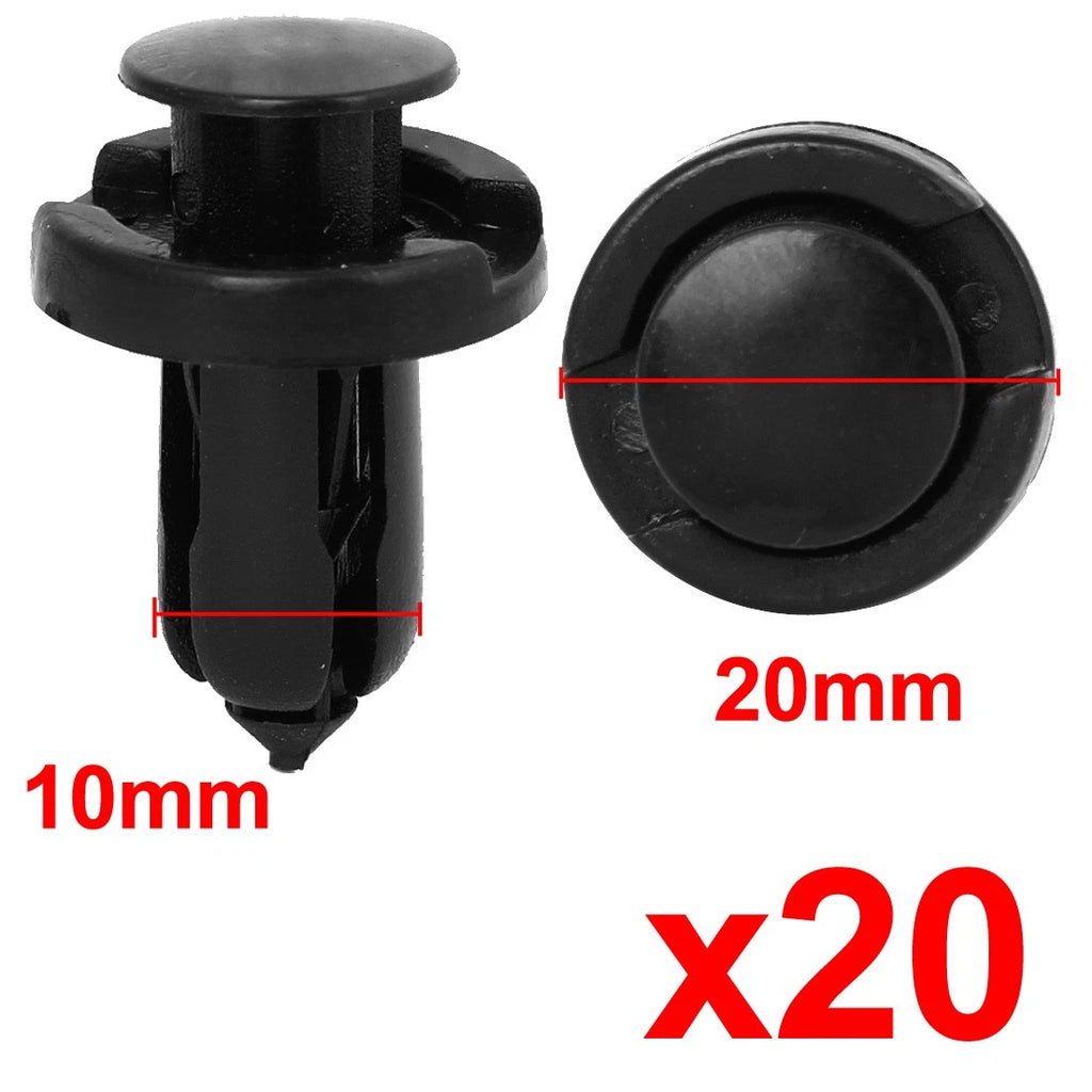 20Pcs Splash Guard Retainer Clips for Honda Acura 