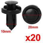 20Pcs Splash Guard Retainer Clips for Honda Acura 