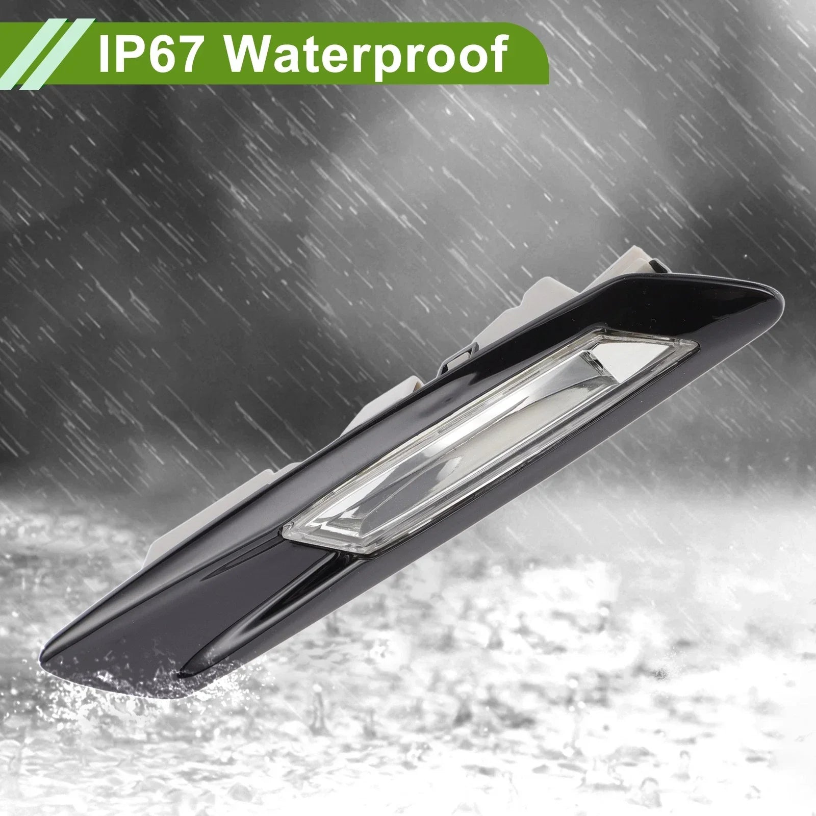 1 Pc Left Side Marker Light Cover for BMW 528i (2011-2016) Black