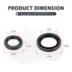 Rear Brake Panel Seals Oil Seal Kit for Yamaha Kodiak 400 (2003–2004)