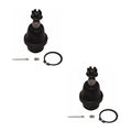 2X Moog Front Lower Suspension Ball Joint Kit for Avalanche Sierra 1500 Yukon (2007–2013)