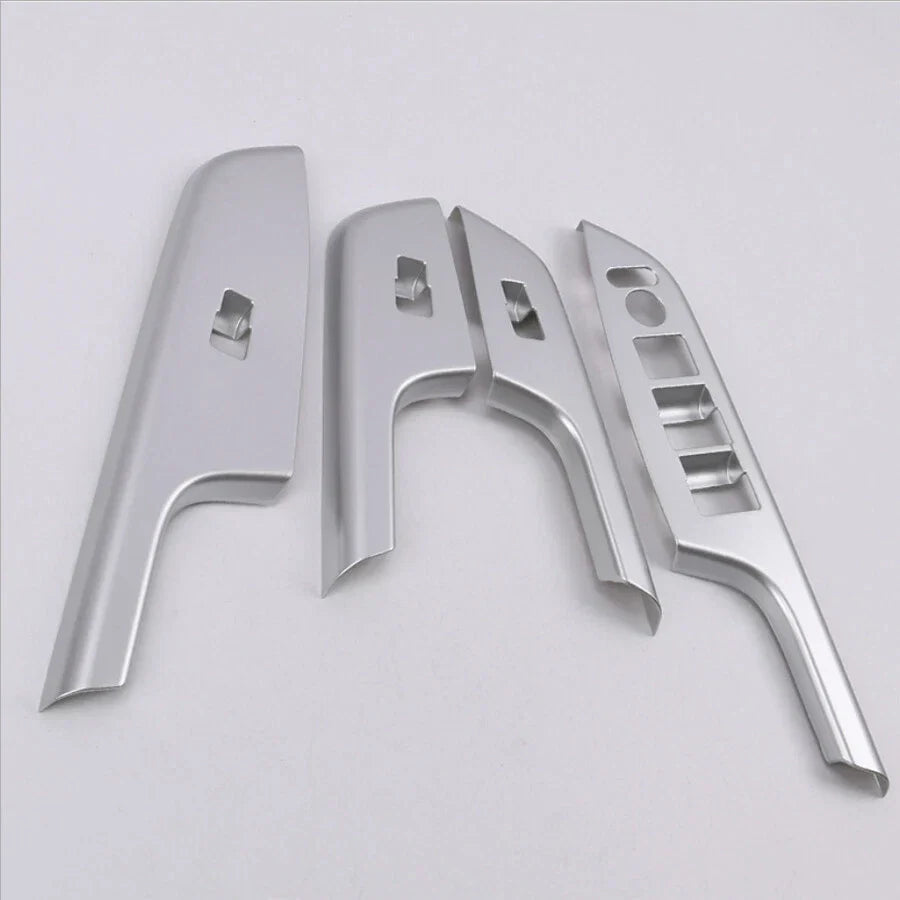 4 x ABS Chrome Window Switch Button for Honda CR-V (2012–2016)