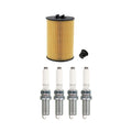 Wix Engine Oil Filter & NGK 4 Ruthenium HX Spark Plugs for A3 Golf R (2015–2020)