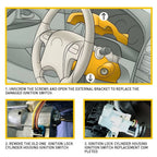 Ignition Switch Lock Cylinder & 2 Key Kit for Chevy Avalanche Silverado Suburban (2002–2013)
