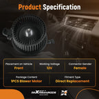 HVAC Blower Motor Fan for Ford F-450 F-550 Mercury Mariner (2008–2011)