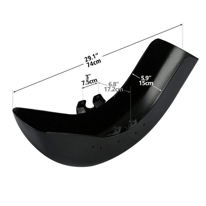 Front Fender for Harley Davidson Touring Street Road Glide (1989–2013)