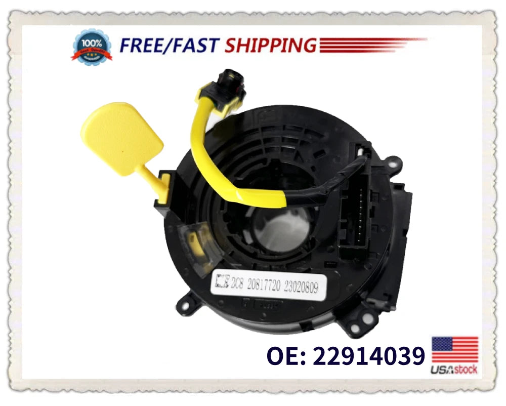 Clockspring w/Steering Wheel Position Sensor 22914039 for Chevy Cruze (2013–2015)