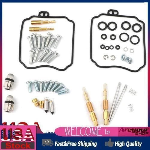 Carburetor Gaskets Jets Rebuild Kit for Yamaha V-Star 650 Classic (1998–2005)