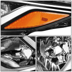 Left Driver Side Headlight Lamp for Nissan Sentra (2020–2022) Chrome Housing