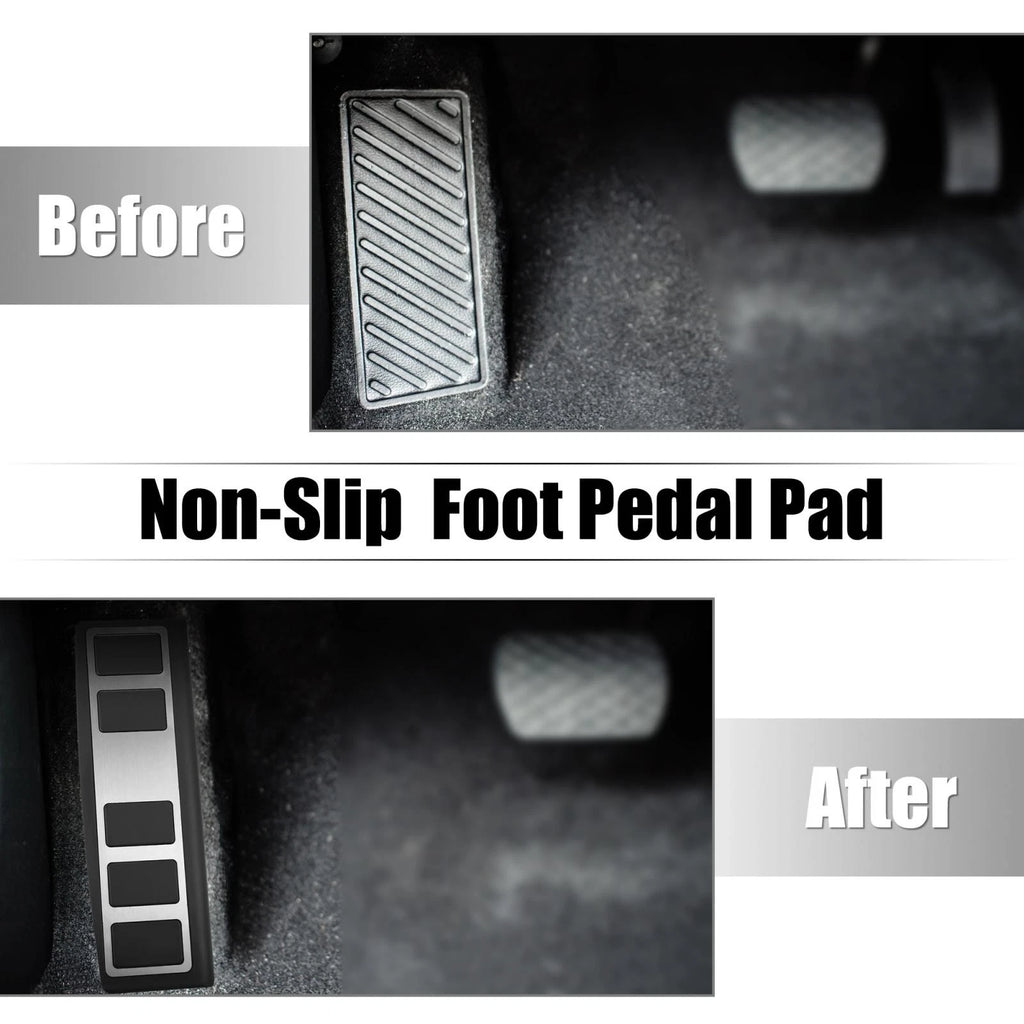 Foot Rest Pedal Cover for Ford Mustang Mach-E (2021–2022) Stainless Steel