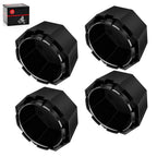 Set of 4 Black Center Wheel Hub Caps for Polaris Sportsman 570 X2 (2020–2023)