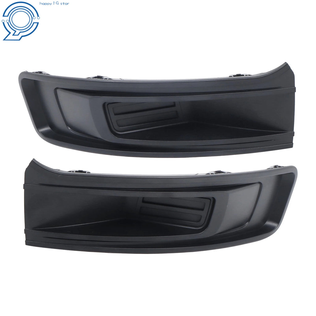 Set of 2 Front Fog Light Covers Matte Black for Ford Flex (2013-2019)