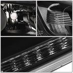 Pair of Projector Headlights for Honda Accord (2013–2015) - Black Housing