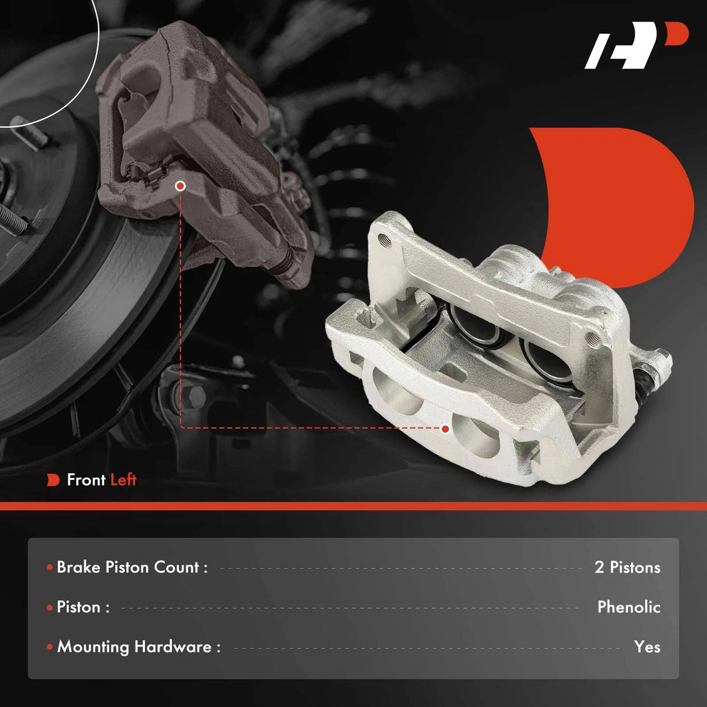 Front Left Brake Caliper for Subaru Impreza, Forester, Crosstrek (2017-2018)