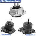Set of 3 Engine Motor & Transmission Mounts for Jeep Grand Cherokee (2011–2019)