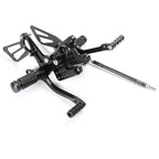 Rearsets Foot Pegs for Suzuki GSXR1000 (2000-2004), GSXR600/750 (1996-2005) Black
